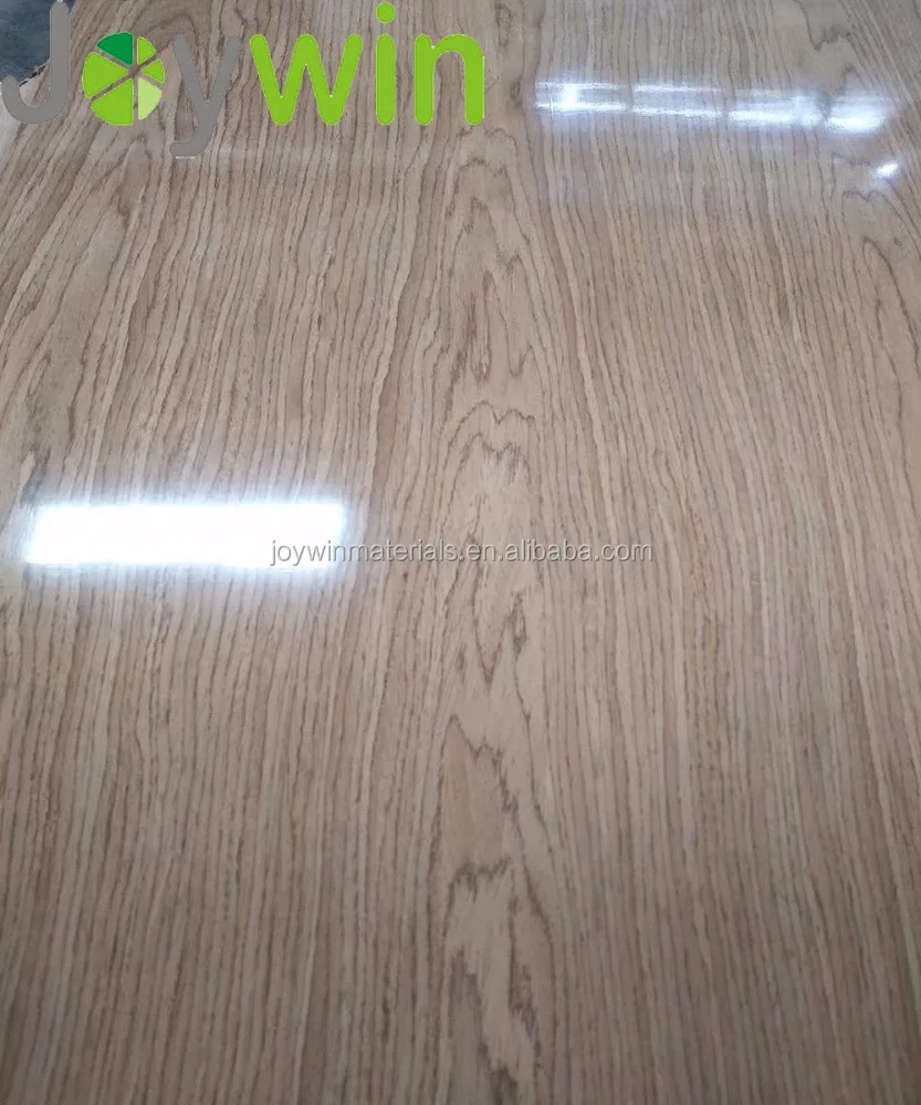 
Chinese supplier Shenzhen gloss reconstituted veneer / engineered walnut veneered mdf for door and furniture 