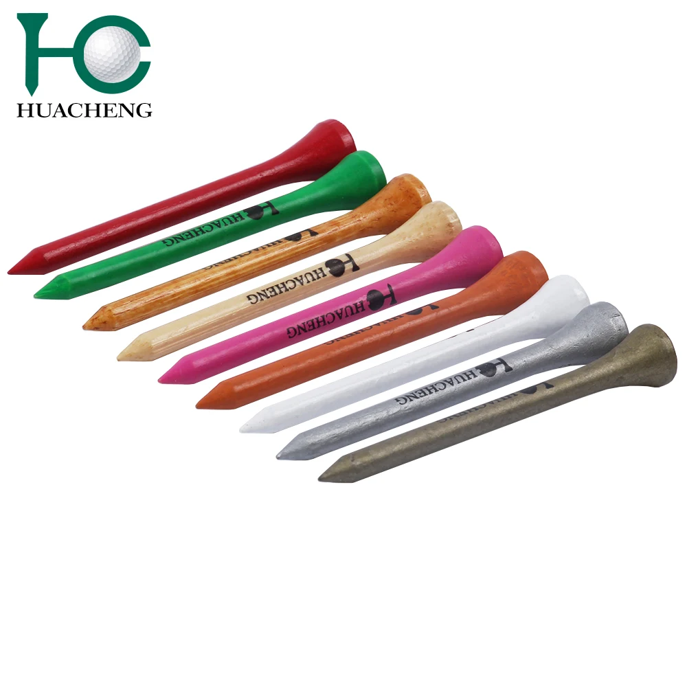 Популярная натуральная/красочная бамбуковая/деревянная футболка для гольфа с/плоской печатью логотипа