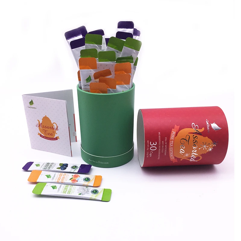 Китайский чай мгновенные фрукты и цветочный зеленый порошок OEM