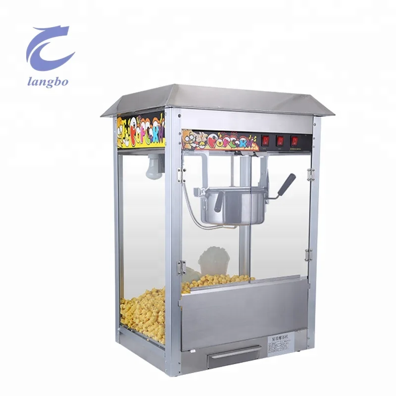 Easy to Use Commercial Automatic Snack Making Machine Corn Popcorn Maker