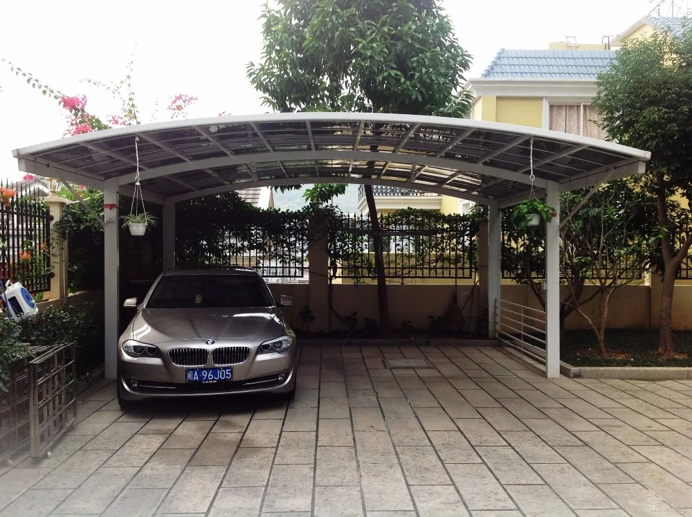 
aluminum alloy frame carports garages with polycarbonate roof lowes carports car shed 