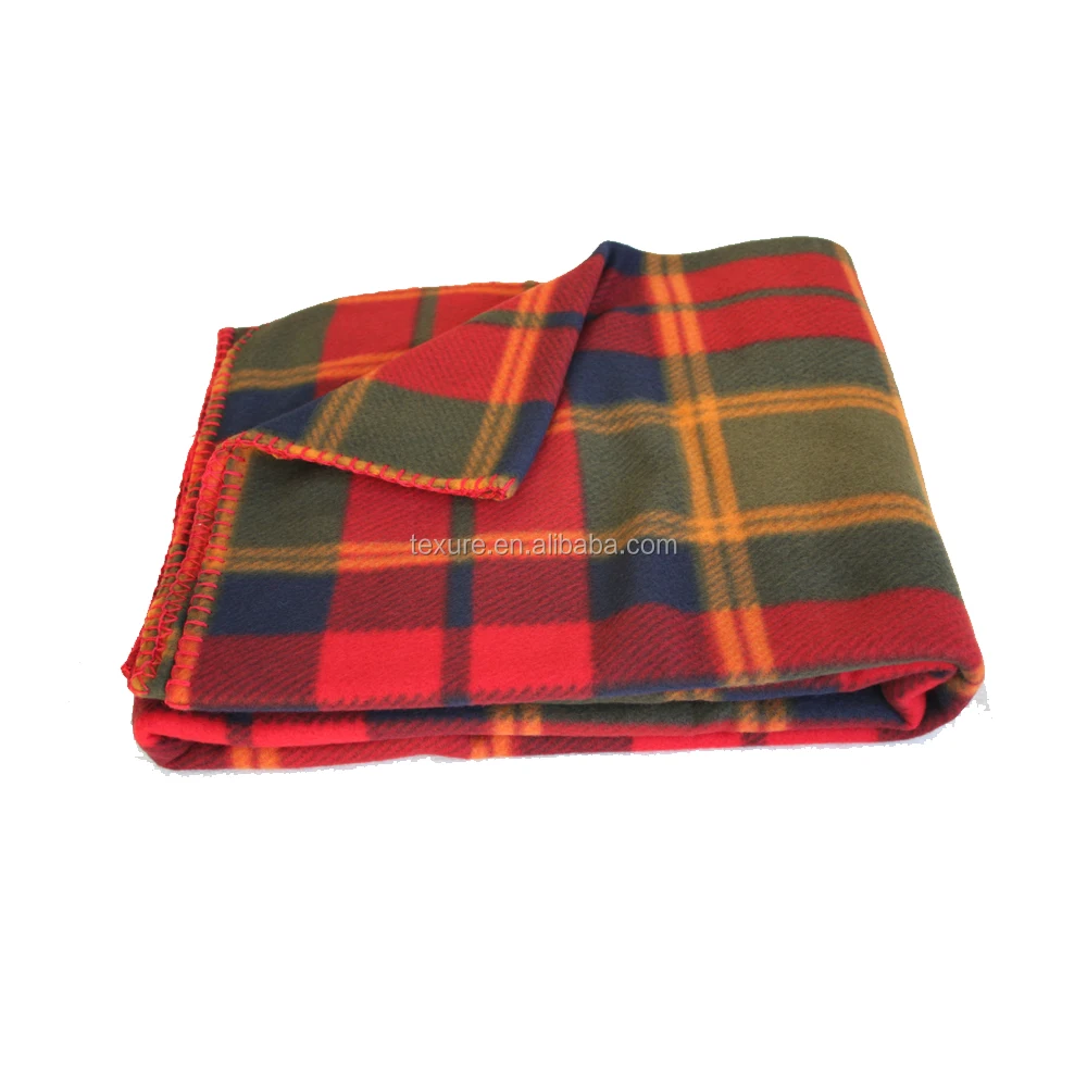 Super soft customized fold up printed  polar fleece blanket for adult and baby