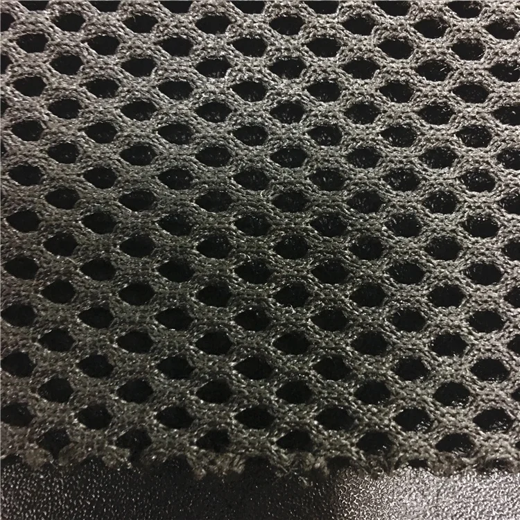 Eco safe 8mm breathable 3d air cool mesh fabric for tactical armor vest device, wheel chair cushion