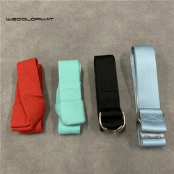 Digital custom printed durable 100% polyester yoga strap