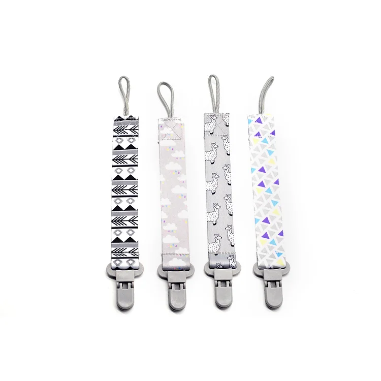 Supplier ribbon baby pacifier clip chain kids nipple soother holder