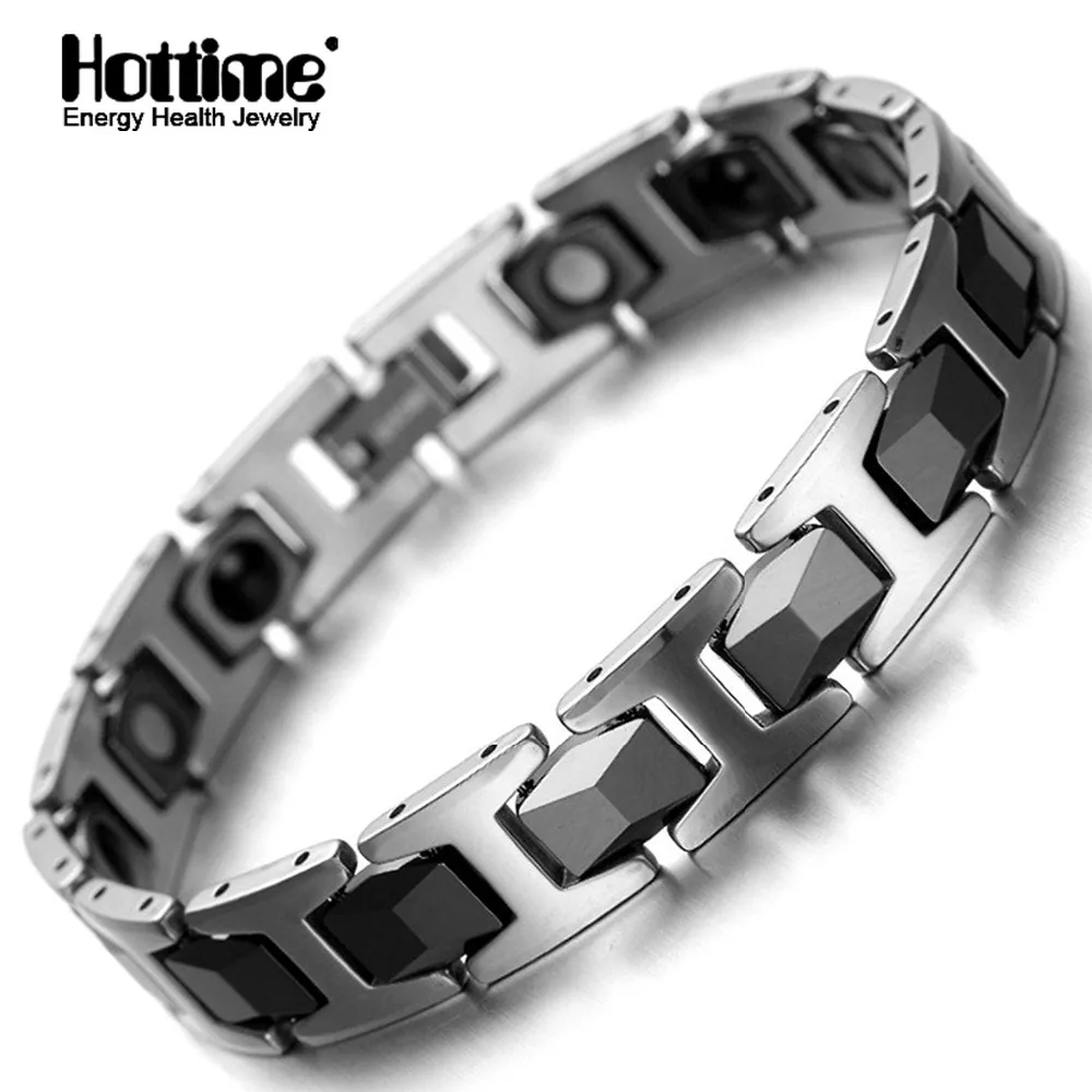 New Arrival Tungsten Black Ceramic Custom Made Bracelet