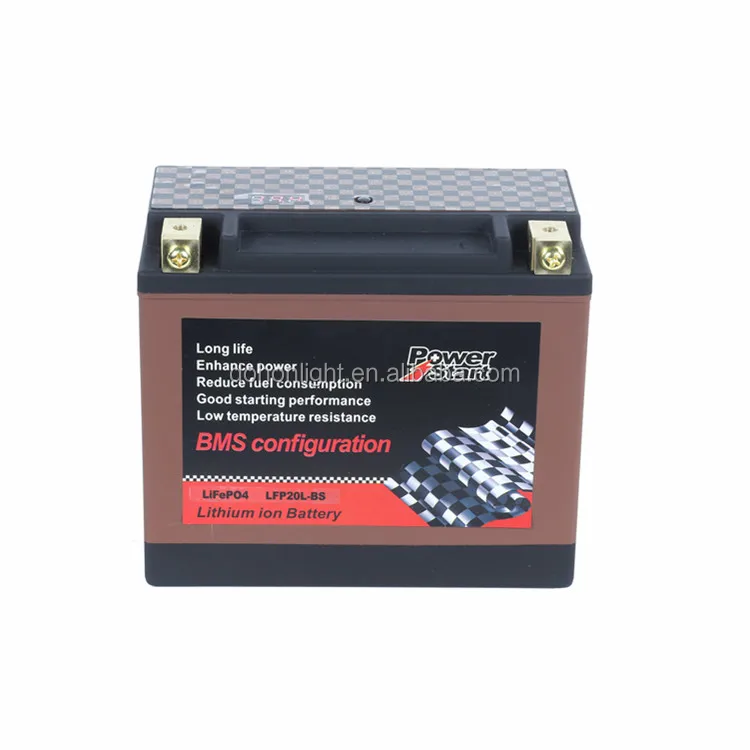 Factory CE ROHS FCC wholesale 2 years warranty LiFePO4 12V Accumulator batteries motorcycle car lithium ion car battery