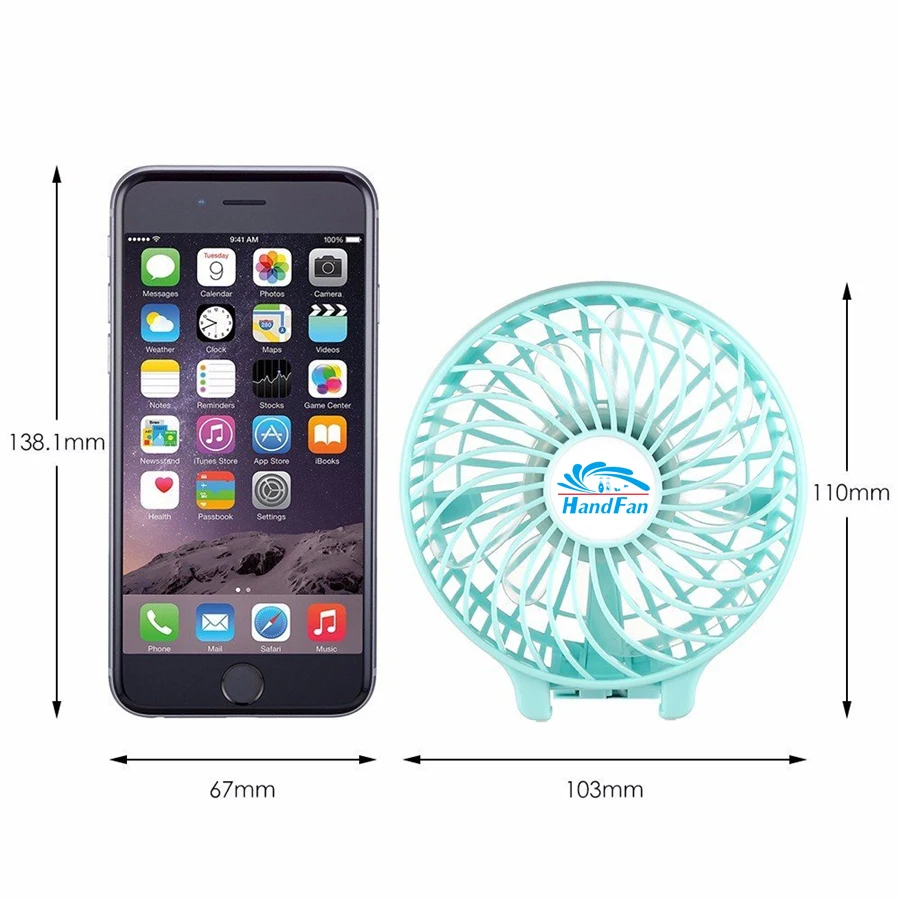 Cheap Price Handheld Fan Usb Mini Rechargeable Custom Portable Hand Fans
