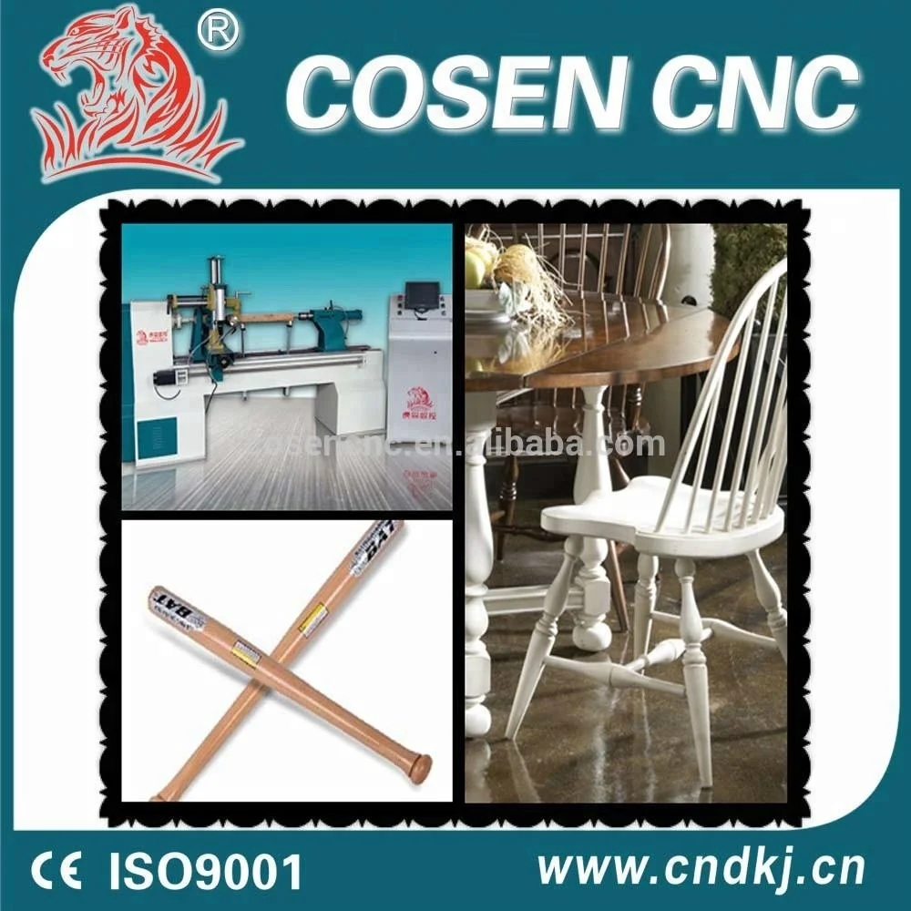 double cutting knives / blades baseball bat cnc wood turning lathe, cnc woodturning lathe