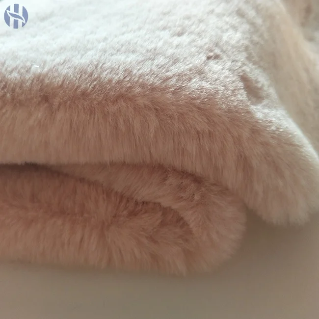 
Hot sell wholesale glow in the dark long pile faux rabbit fur fabric 