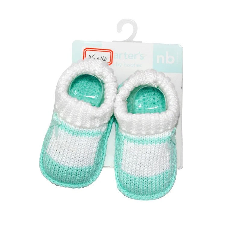 Handmade Knitted Baby Booties Crochet Acrylic Baby Shoes