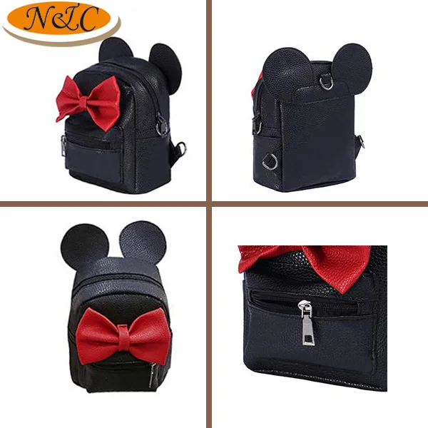 Kids Little Girls Cute Mini PU Leather Backpack