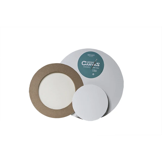 Round Stretched Canvas Wholesale Painting Canvas