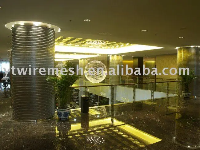 Декоративная металлическая сетка/фасадов металла занавес