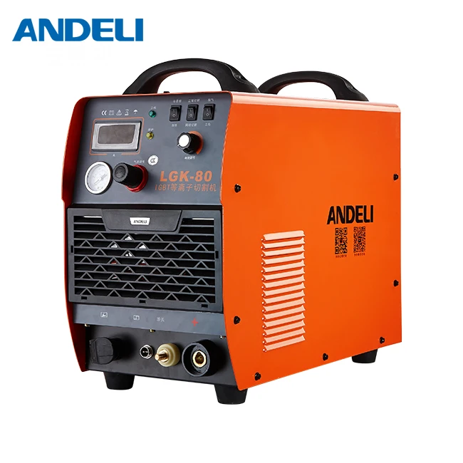 ANDELI портативная плазменная резка IGBT двойной модуль CUT-80 380v плазменный резак инвертор машина для воздушной плазменной резки
