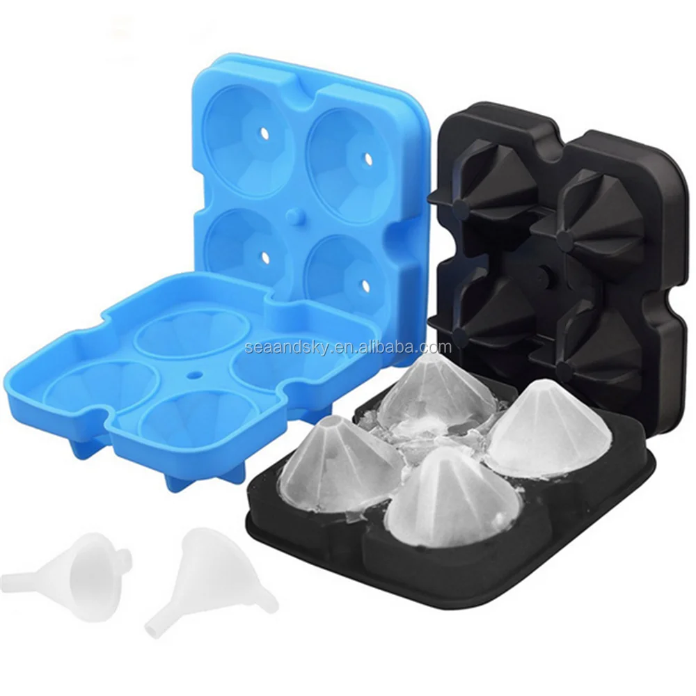 4 отверстия, модель из пищевого силикона