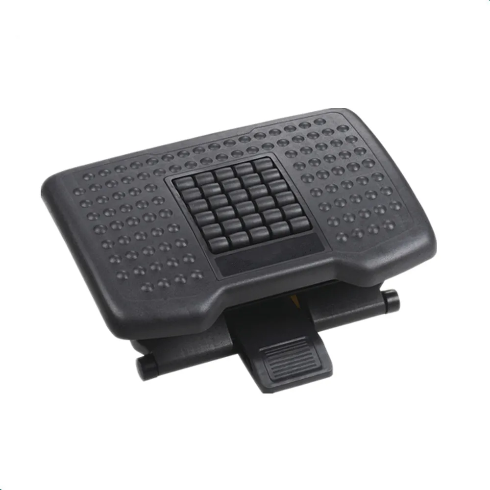 Plastic ergonomic design adjustable footrest