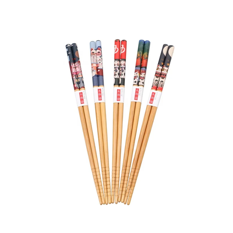 Классические Лидер продаж многоразовые бамбуковые палочки для еды в японском стиле Plutus