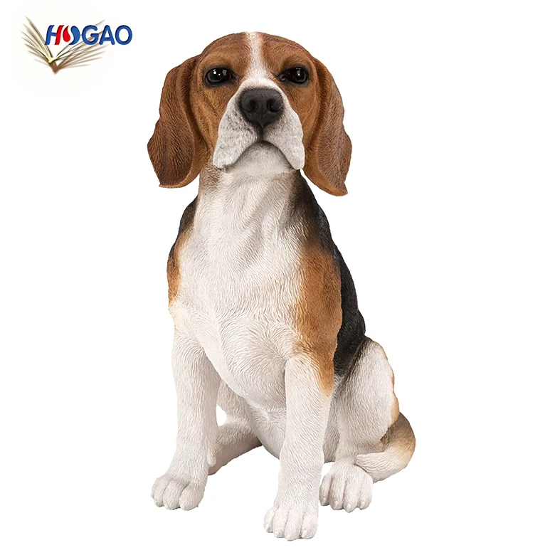 
Wholesale OEM realistic life size beagle figurine home decor animal resin dog statues for sale  (60764525953)