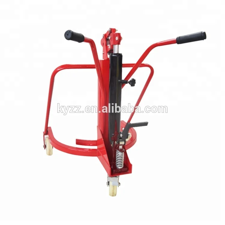 250kg 300kg Oil Drum Manual Carrier Hydraulic Hand Operated Pallet Truck Jack