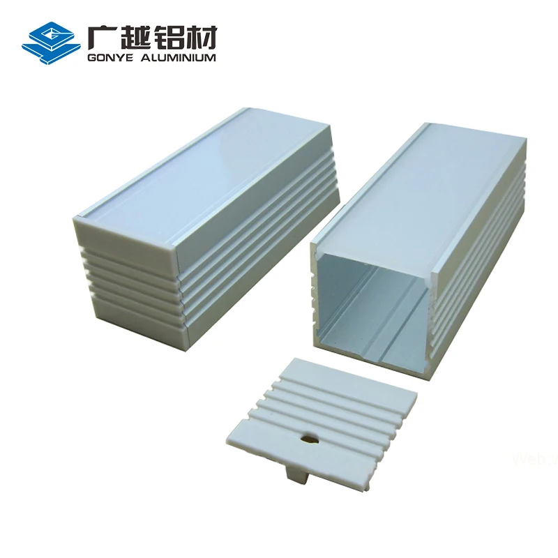 Customized led aluminium 50mm tube profile