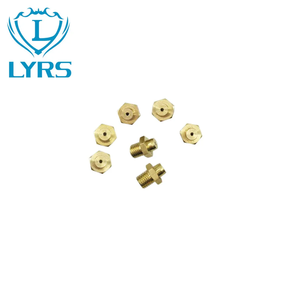 Gas water heater nozzles or wall hung gas boiler nozzle copper material