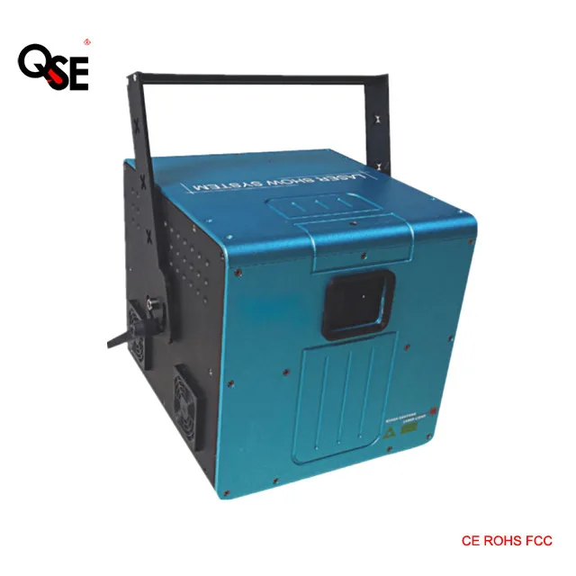 CE RoHs high power 4W RGB laser light animation/ Green laser