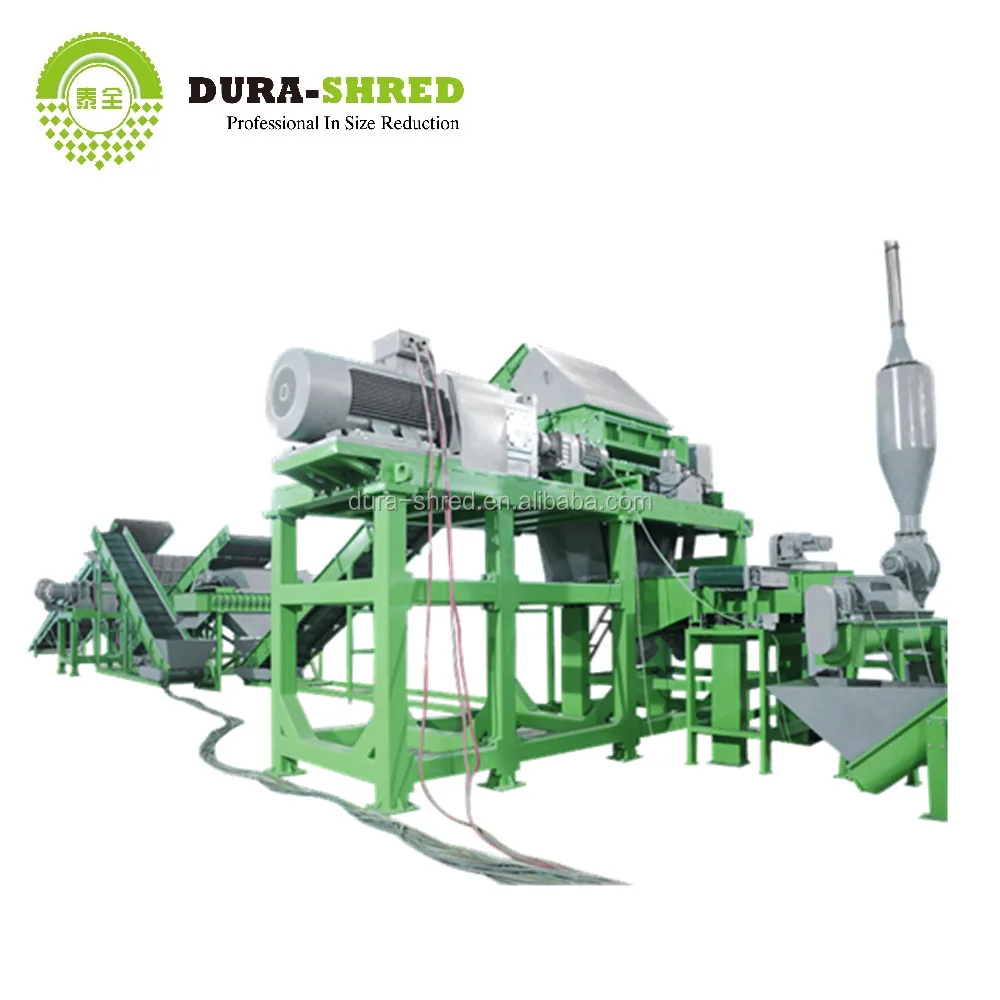 Double Shaft Shredder Dura Shred Shredded Tire Chips Manufacturer Tires Shredders