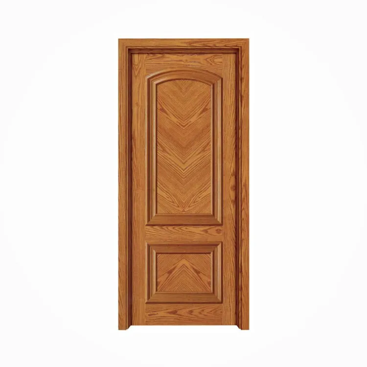 Hotel modern interior wooden slab door single panel bedroom interior doors wooden modern