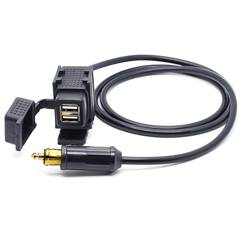 12v to 24v waterproof cargador usb doble motocicleta for cellphones