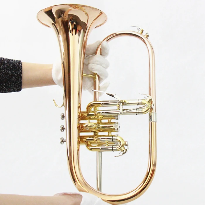 
flugelhorn rose brass/professional flugelhorn/flugelhorn 