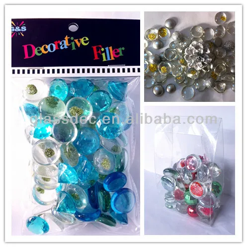 wholesale Frosted Glass Beads for garden fire pit