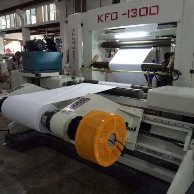Full Automatic Jumbo Photo Paper Roll Slitting and Rewinding Machine