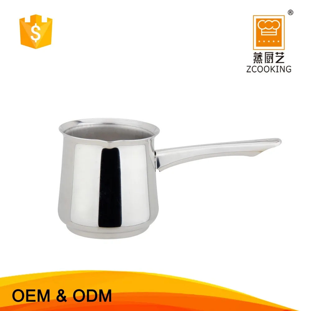 New 6pcs Coffee Warmer / Stainless Steel Milk Cup with Handle
