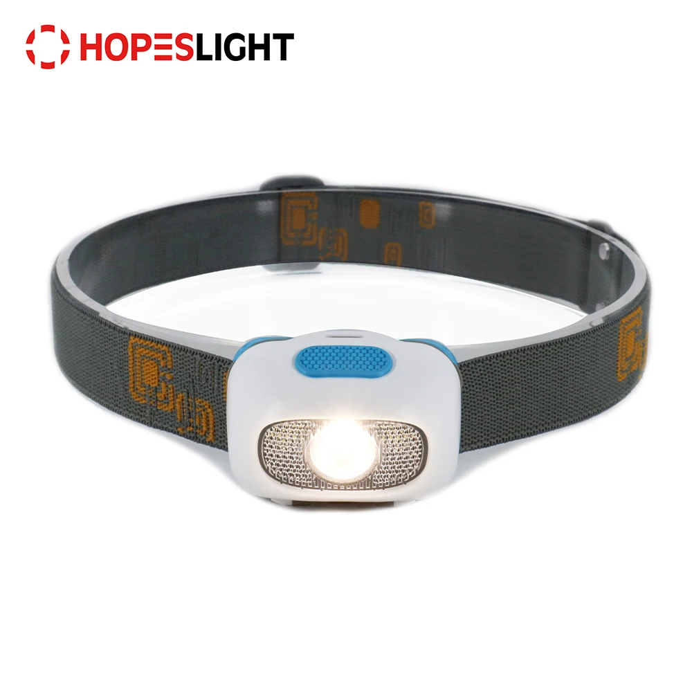 
2016 Best Fashionable Rated LED Plastic Headlamp for Running USB Rechargeable Strong Waterproof Head Lamp Reading Light 