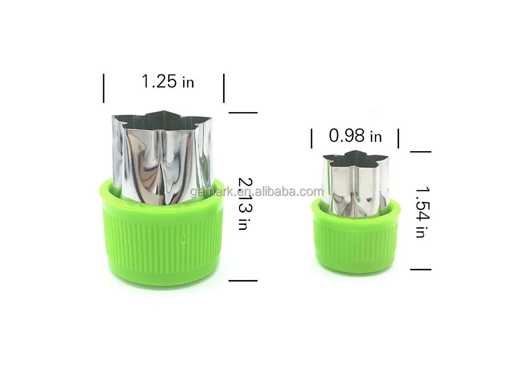 fruit and vegetable tool Mini Cookie Cutter Stainless Steel Cake Cutters For Kids