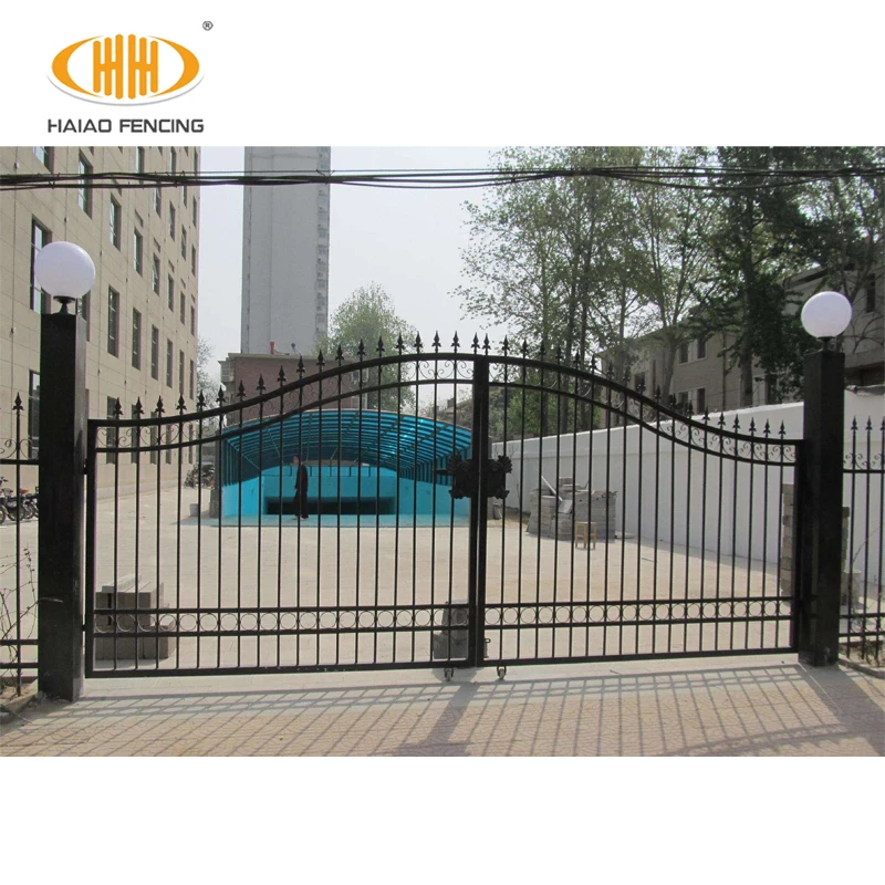 High quality security main gate of steel designs for homes