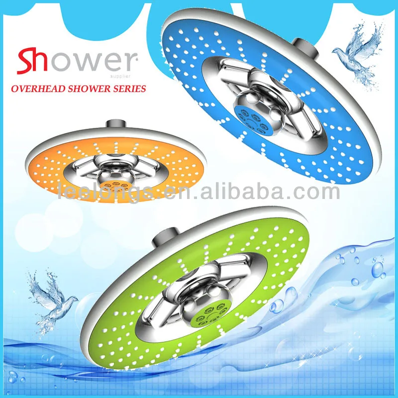 leelongs акрилонитрилбутадиенстирол круглый многофункциональный 20cm водопад тропический душ