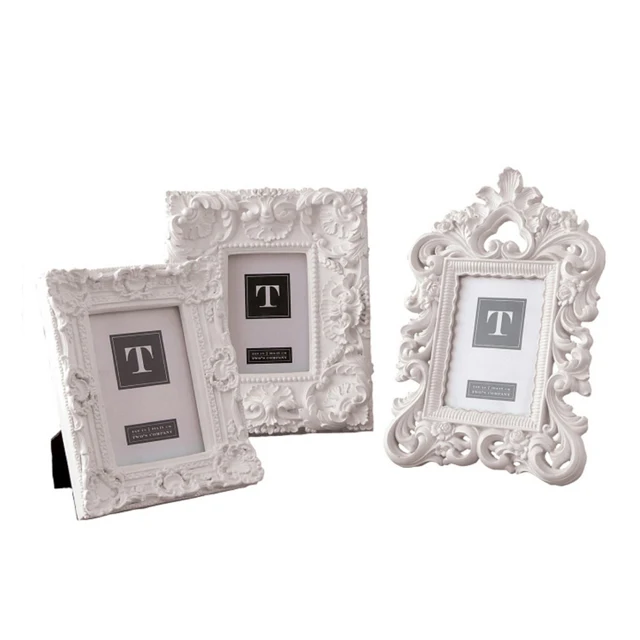 Декоративные фоторамки из смолы с белым модом 4x6