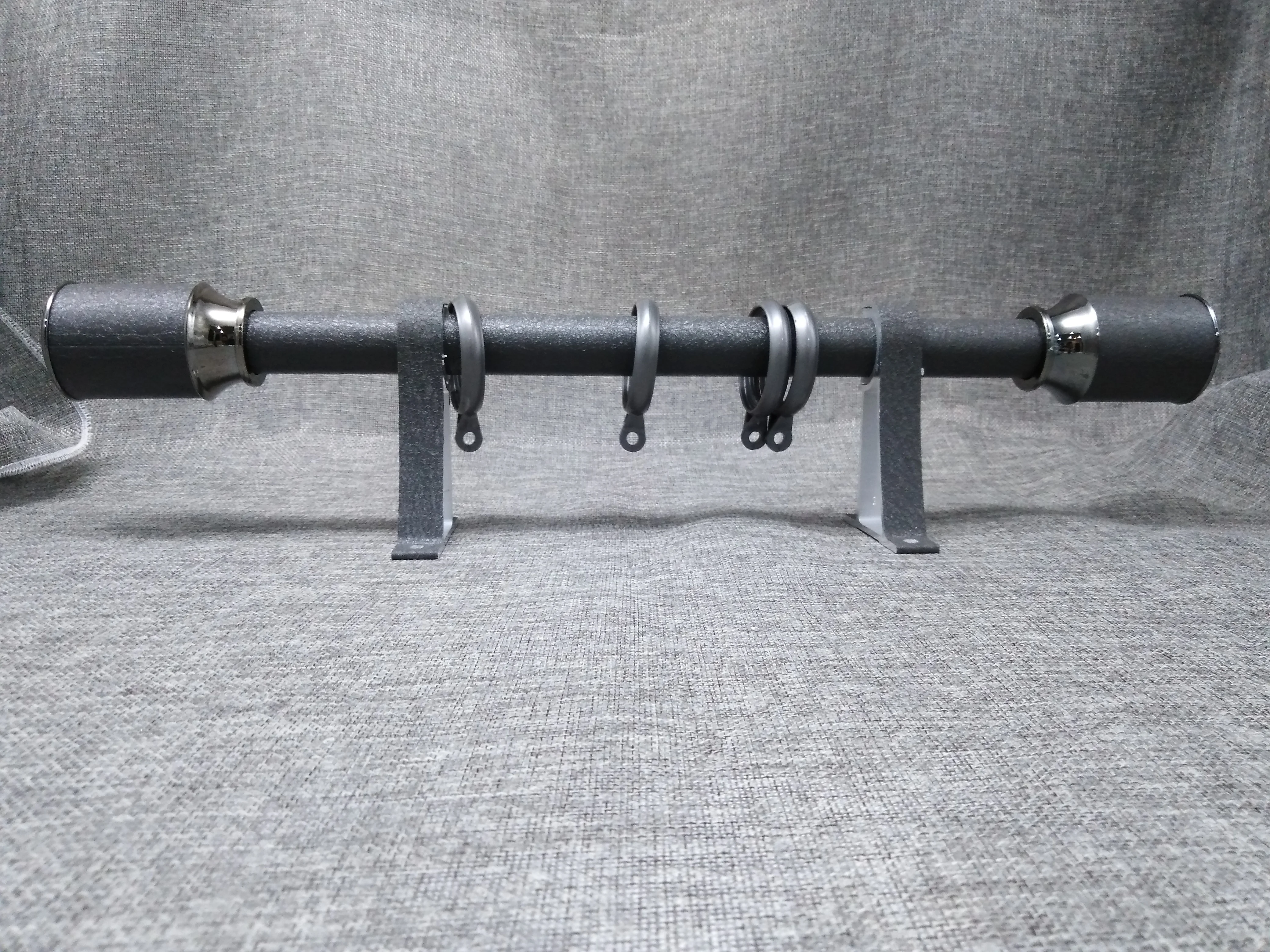 Factory price extra thick frosting process strong bearing curtain rod, aluminum curtain rod