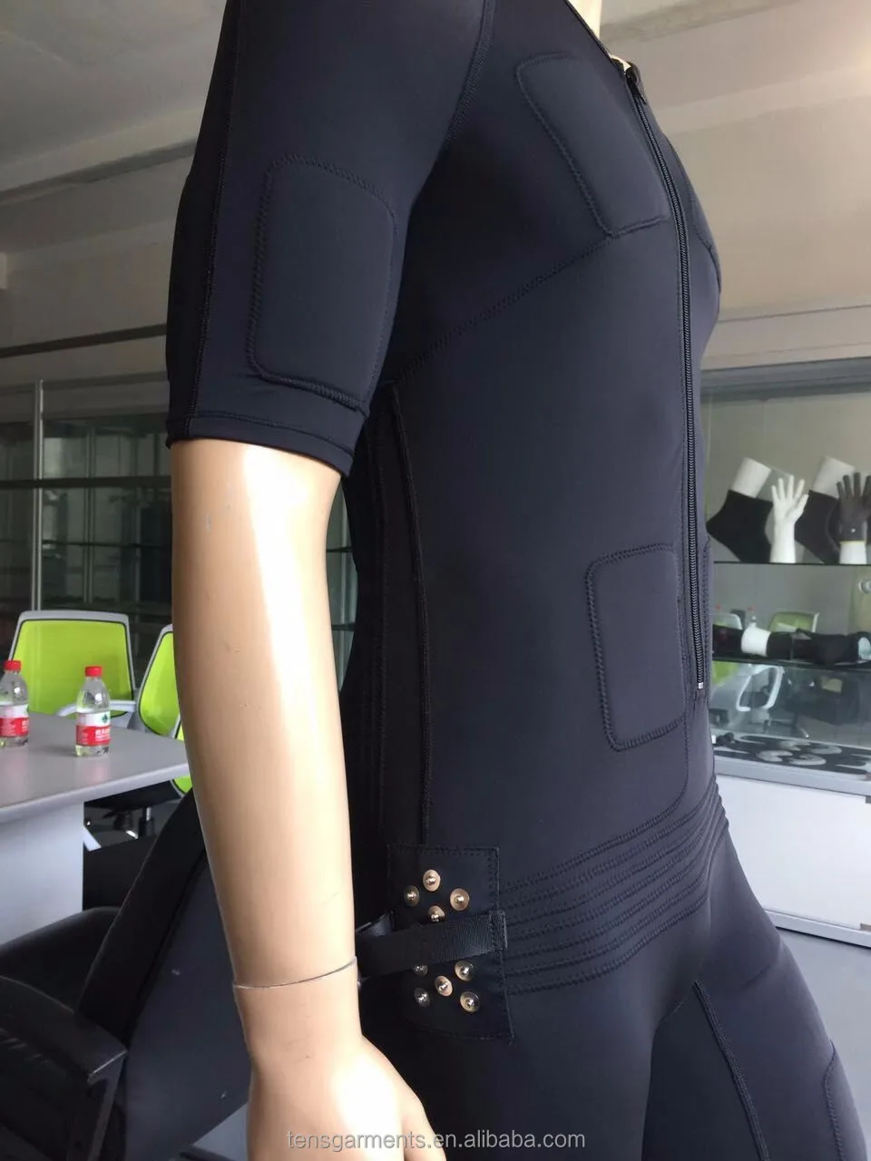 electric ems training muscle stimulator amplitrain vest