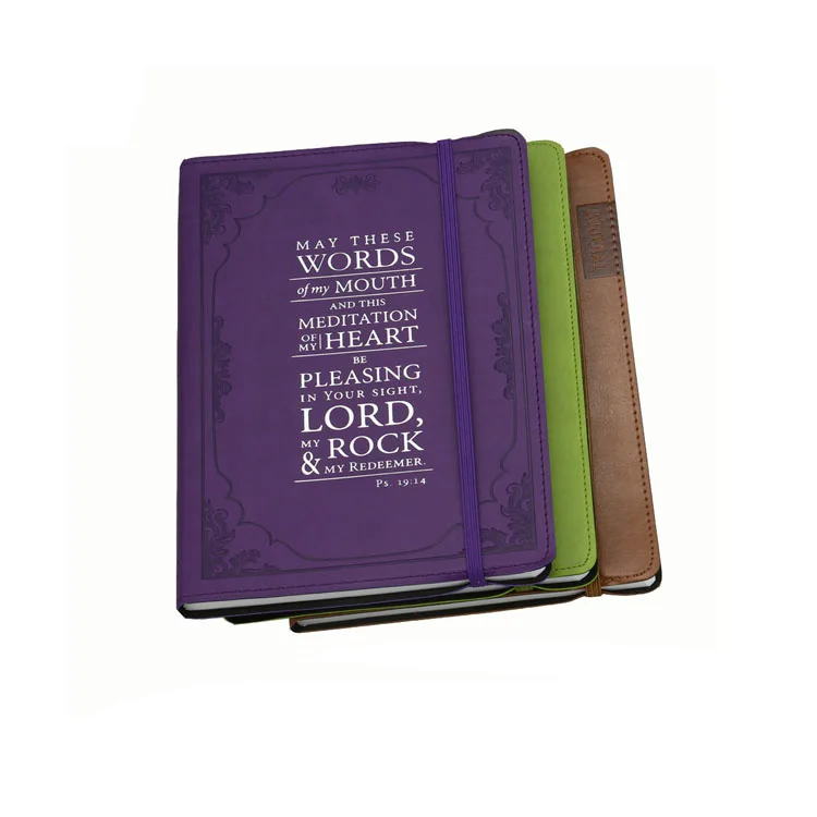 Personal Organizer Notebook With Pu Leather Cover Printing In China