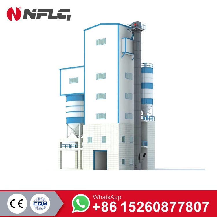 New designed factory price dry ready mix mortar plant with environmental protection