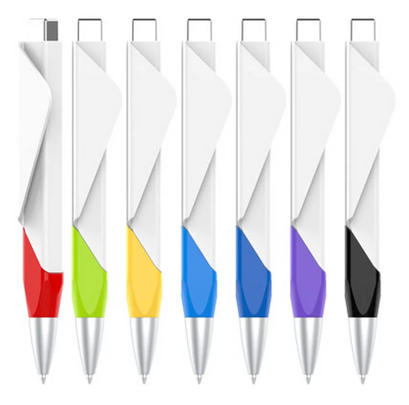 wholesales popular twist white blank ballpoint pen factory printed custom logo blue ink cheap ball pens