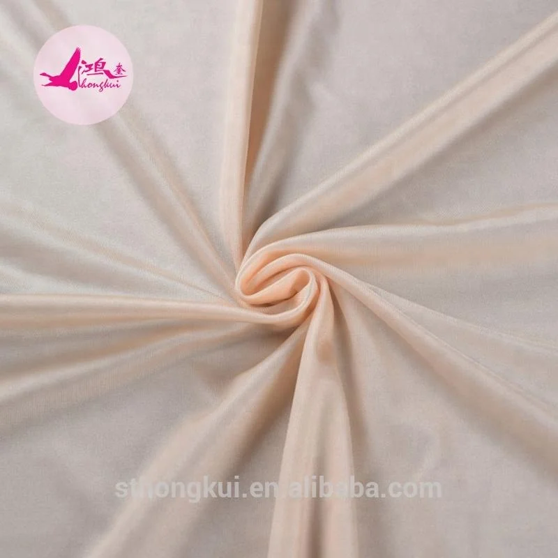 
Hot sale tricot lining muslin fabric/polyamide elastane knitted fabric for underwear 