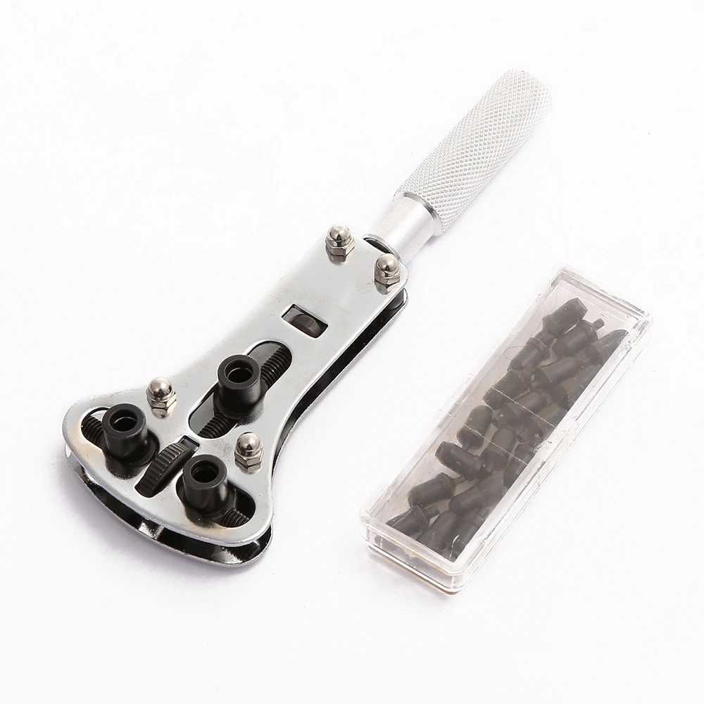 Watch repair tool set open the back cover replace the battery watch strap adjuster