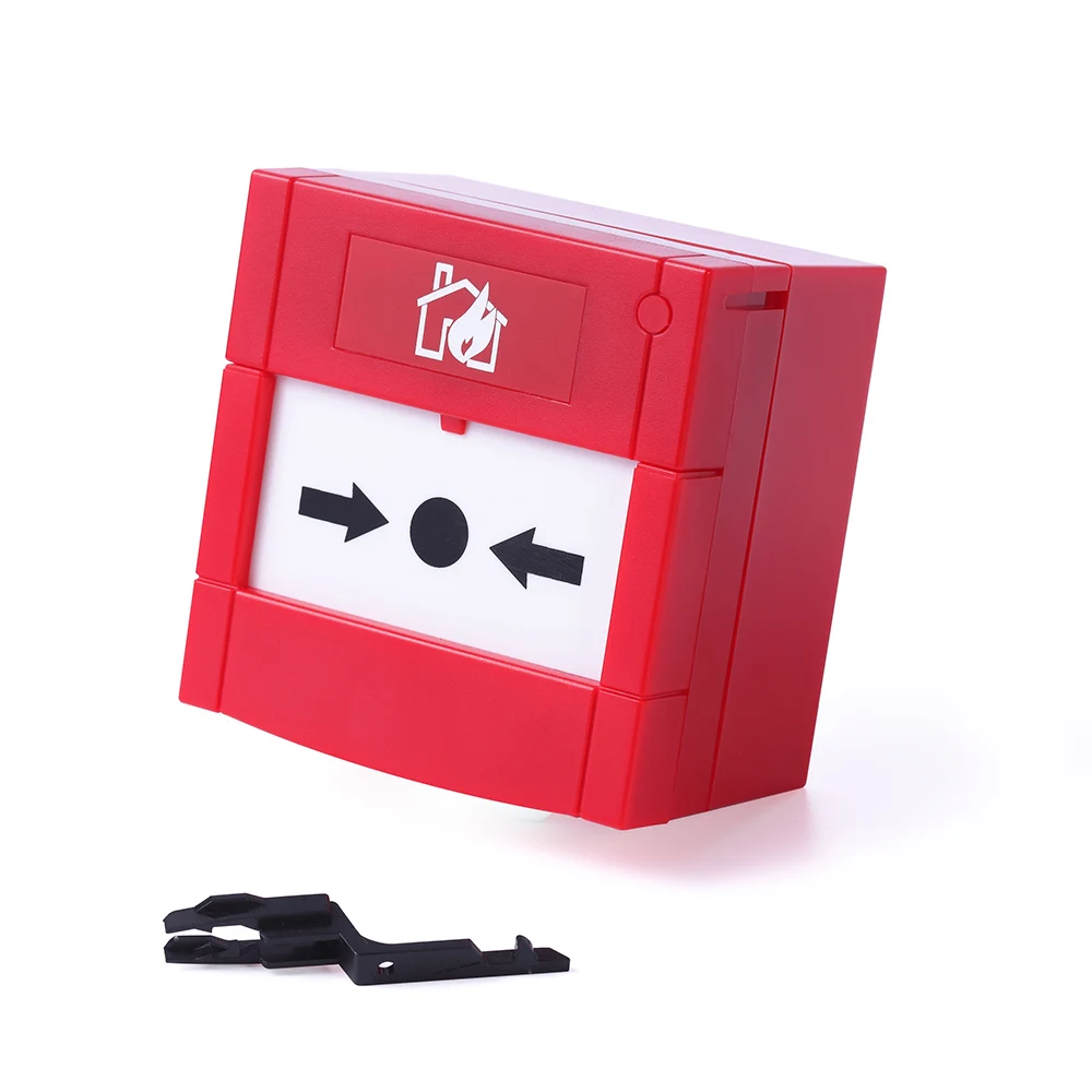 DC24V Conventional Non-Addressable Fire Alarm System Resettalble Manual Call Point For Emergency Door Release