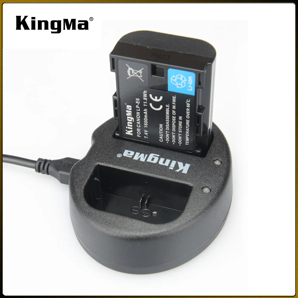 Kingma BM015-LPE8 LP-E8 Micro USB портативное зарядное устройство двухканальный зарядное устройство для Canon EOS 650D 600D 700D