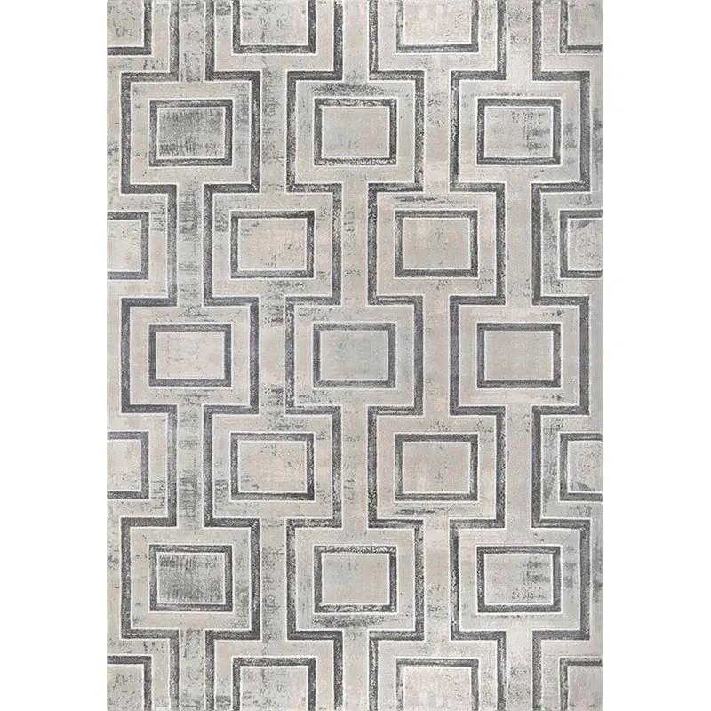 Turkey Imports Italian Simple Nordic Noble Glacier Grey Carpet