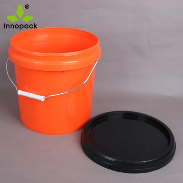 Transparent Food Grade 5 LITER Milk storage Plastic Pails clear 1 gallon Plastic Bucket for cookie, yogurt